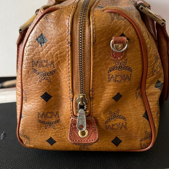 MCM Boston Vintage leather satchel bag - Picture 5 of 7